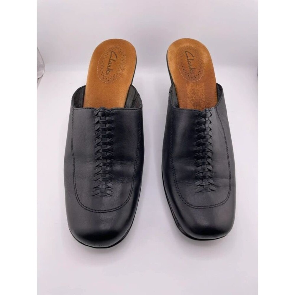 Clarks Shoes Women Size 9 M Black New Leather